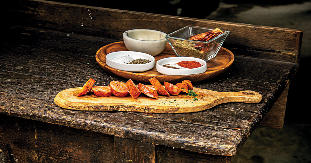 Wild Duck Chorizo. Photo by John Hoffman, DU